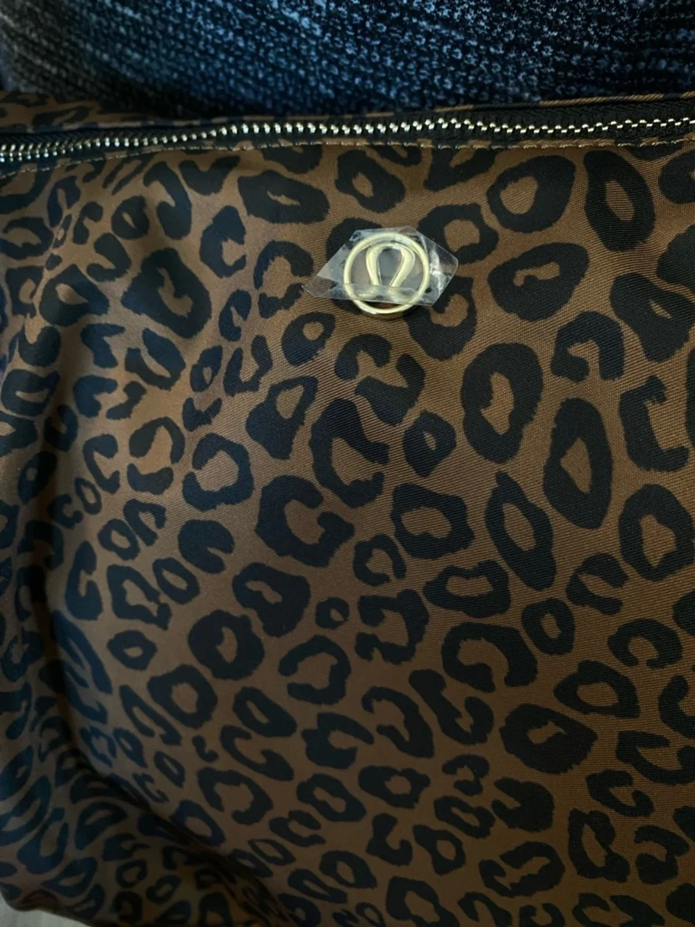 lululemon athletica Brown and Black Leopard Print Hobo Bag - Picture 3 of 9